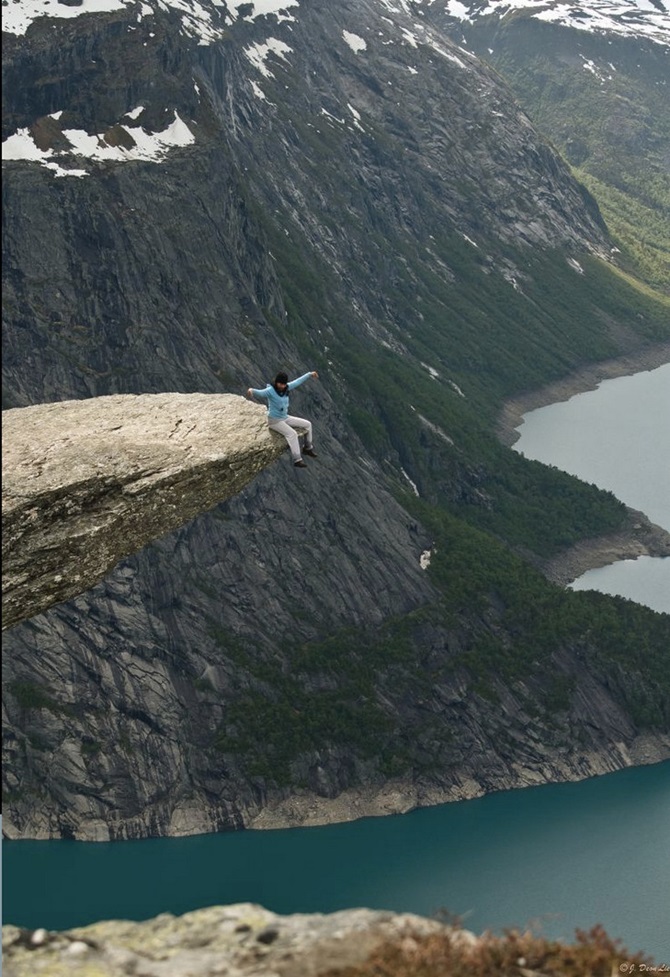 Norveç, Trolltunga kayası